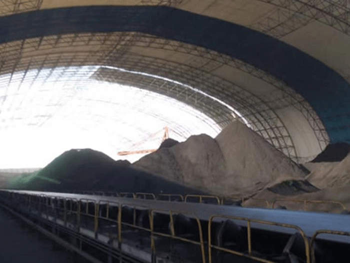 沁阳煤棚料仓网架